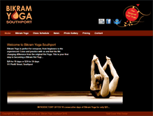 Tablet Screenshot of bikramyogasouthport.com.au